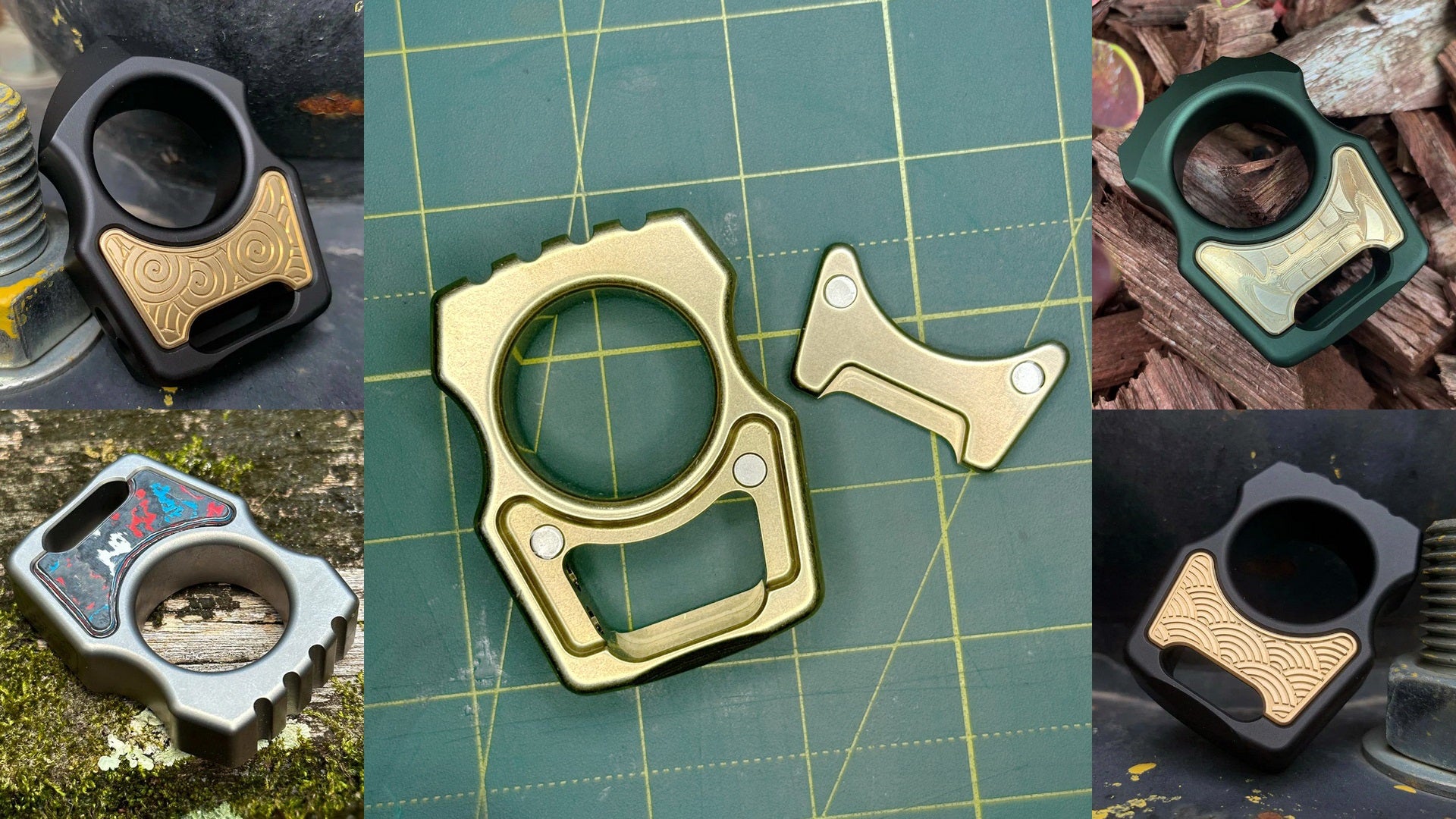 What are Semi-Custom Brass Knuckles?