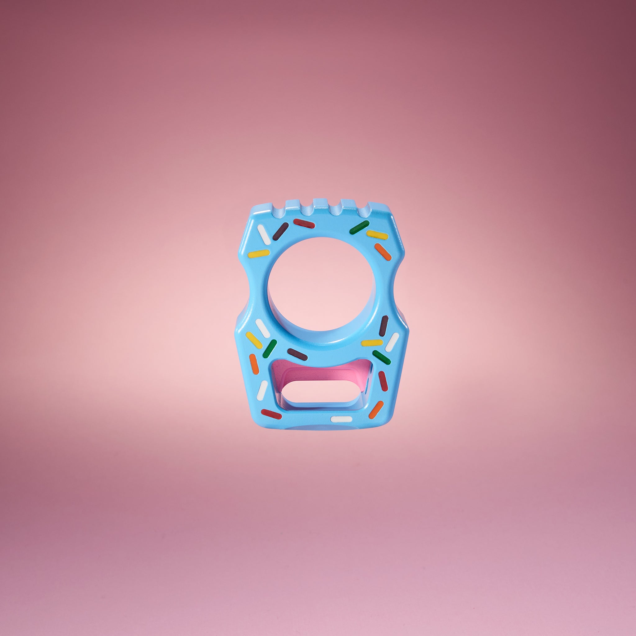 Donut Knuck Swampy Whale Titanium Blue Raspberry Cerakote
