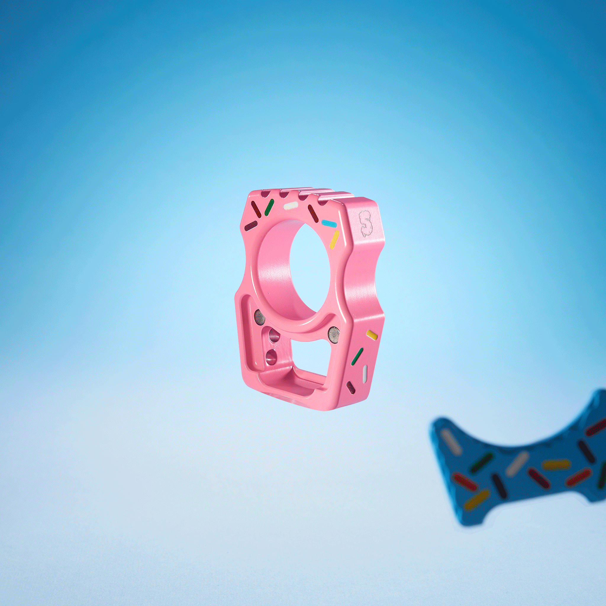 Donut Knuck Swampy Whale Titanium Pink Sherbet Cerakote