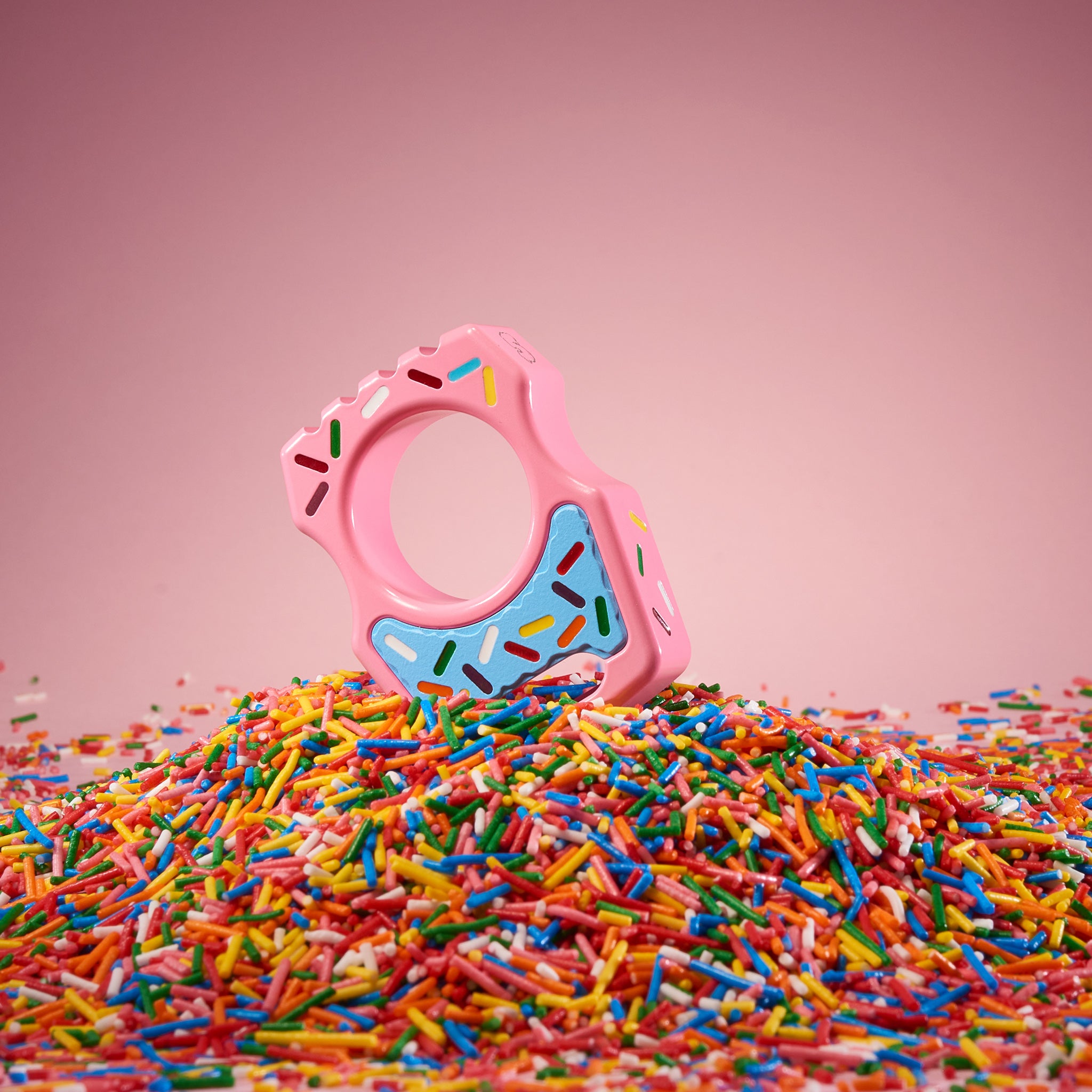 Donut Knuck Swampy Whale Titanium Pink Sherbet Cerakote