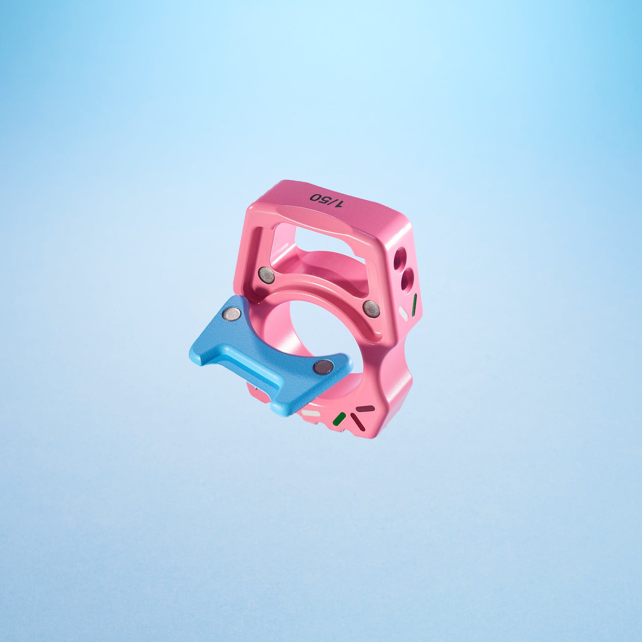 Donut Knuck Swampy Whale Titanium Pink Sherbet Cerakote